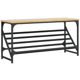 vidaXL Stalak za cipele boja hrasta 90 x 30 x 45 cm konstruirano drvo Cijene