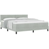  Krevet s opruga kutije Svijetlo siva 180 x 200 cm Baršun | shoptok.hr