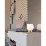 Eglo stolna lampa Manzanares 900307, 1x E27, 18 cm, mesing/bijelo opalno staklo | shoptok.hr