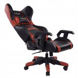E-blue Gaming stol Cobra z vgrajenimi Bluetooth zvočniki, črno rdeč | Shoptok.si