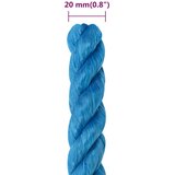  Radno uže plavo 20 mm 50 m od polipropilena | shoptok.hr