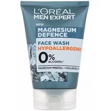 L´Oréal Paris men expert magnesium defence face wash čistilni gel za vse tipe kože 100 ml za moške