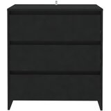  Komoda crna 70 x 41 x 75 cm od konstruiranog drva | shoptok.hr
