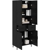  Highboard Crni hrast 69,5 x 34 x 180 cm Konstruirano drvo | shoptok.hr