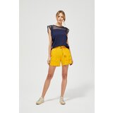 Marisse Shorts With Gathered Waist L-Sh-3120 Yellow | ePonuda.com