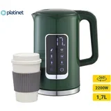 PEKR723 grelnik vode, 1.7L, 2200W, digitalni zaslon, 5 stopenj, funkcija keep warm, varnostne zaščite, samodejni izklop, 360° podstavek, +gratis skodelica, (21591858)