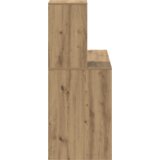  Radni stol od hrasta Hrast MDF s hrastovim furnirom Srednji | shoptok.hr