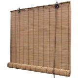Rolo zavjesa od bambusa smeđa boja 120 x 220 cm | shoptok.hr