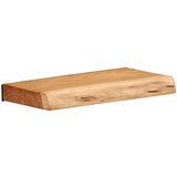  Stenske police 2 kosa 30x20x3,5 cm masivni les akacija | Shoptok.si