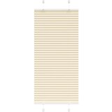 vidaXL Plisirana roleta krem 65x100 cm širina tkanine 64,4 cm | shoptok.hr