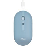 Trust brezžična miška Bluetooth za polnjenje Puck - modra 24126 | Shoptok.si
