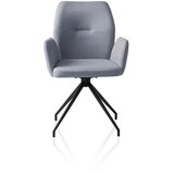 Livetastic Naslanjač Hilda, Temno Siva, Vrtljiv | Shoptok.si