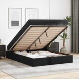  Okvir kreveta s madracem Ostalo 2 kom. Crna PVC 160 x 200 cm | Shoptok.si