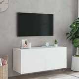  Zidni TV ormarić s LED svjetlima bijeli 100 x 35 x 41 cm | Eponuda.ba