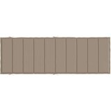  Jastuk za ležaljku smeđesivi 186 x 58 x 3 cm od tkanine Oxford | shoptok.hr