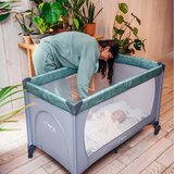 Momi prenosivi krevetac belove grey 1 nivo