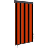 vidaXL Zunanje rolo senčilo 80x250 cm oranžno in rjavo, (20768113) | Shoptok.si