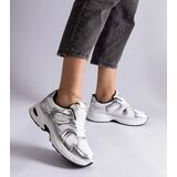 Gemre White-silver Ena sports sneakers | Shoptok.si