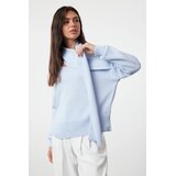 TRENDYOLMILLA ženski duks Twoaw25Kz00067, Plava-Plava | Eponuda.com