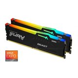 Kingston 32GB 5600MHz DDR5 RGBFury Beast (2×16), CL36, EXPO | Eponuda.ba