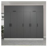 Hanah home Ormar Kale-5239, 270x255x52 cm, Antracit | Eponuda.ba