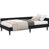  Kotni okvir postelje z matrico Drugo 2 pcs Črna Žamet, (5000123790) | Shoptok.si