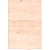  Zidna polica 40 x 60 x 2 cm od neobrađene masivne hrastovine | shoptok.hr