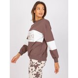 FANCY Sweatshirt-FA-BL-7629.19P-brown | Shoptok.si