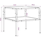  Bocni stol Siva Sonoma 100 x 50 x 46 cm Konstruirano drvo - Siva Sonoma 51 x 50 x 45 cm | shoptok.hr