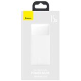 Baseus PPBD050202 bipow powerbank, 30000mAh, 15W, bela | Shoptok.si