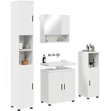 vidaXL Komplet pohištva za kopalnico 4 pcs Bela 61 x 35 x 64 cm | Shoptok.si