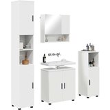 vidaXL Set namještaja za kupaonicu Zidne 4 pcs Bijelo 61 x 35 x 64 cm | shoptok.hr