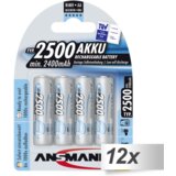 Ansmann 12x4 maxE NiMH bat. 2500 Mignon AA 2400 mAh | shoptok.hr