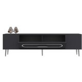 Hanah home tv polica Dekop3 anthracite silver