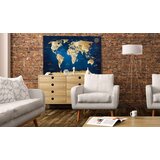  Slika - World Map: The Dark Blue Depths 90x60 | shoptok.hr