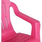  Vrtne stolice za djecu 2kom ružičaste 37x34x44cm PP izgled drva | shoptok.hr