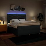  Krevet s oprugama i madracem plavi 180x200 cm od tkanine | shoptok.hr