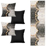 Minimalist Cushion Covers Set nadstolnjaka i 4 jastučnice Optic - | shoptok.hr