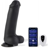HiSmith WDA014-L Wildolo Vibrating Lifelike Soft Silicone Dildo with App 29cm Black Cene