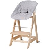 Roba Svetlo siv/v naravni barvi otroški stol za hranjenje Style Born Up 2in1 – | Shoptok.si