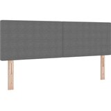 vidaXL Box Spring Bed s madracem & LED svijetlosiva 140x200 cm Tkanina od kordure | shoptok.hr