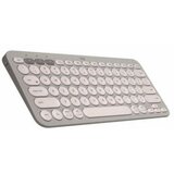 Logitech K380 multi-device bluetooth keyboard, sand Cene