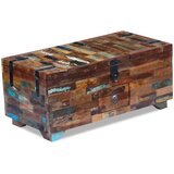  Stolić za kavu / škrinja masivno obnovljeno drvo 80x40x35 cm | shoptok.hr