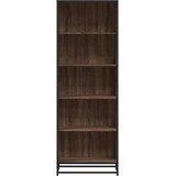  Polica za knjige smeđi hrast 60x35x170,5 cm izrađeno drvo | shoptok.hr