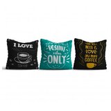 WALLXPERT Set od 3 jastučnice 43x43cm Šarene | Eponuda.ba