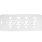  Plastični šablon 10x25 cm - motiv ornament (šabloni za) Cene