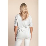 Fenzy Pletena Košulja Kratkih Rukava, Srebrna | shoptok.hr