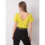 BASIC Feel Good T-shirt-RV-TS-4662.25P-lime green Cene