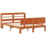  Konstrukcija postelje 2 pcs Voskast rjav Masivno borovo les, (5000121161) | Shoptok.si