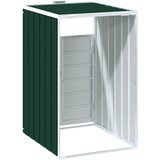  Spremnik za kantu za jednu kantu na kotačiće, zeleni, 72 x 81 x 115 cm, čelik | shoptok.hr